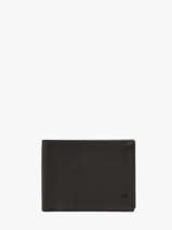 Portefeuille Leder Yves renard Zwart smooth 1574